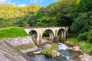 広島と浜田を結ぶ、幻の広浜鉄道今福線　アーチ橋
