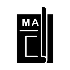 Magazine icon template