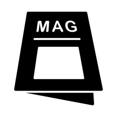 Magazine icon template