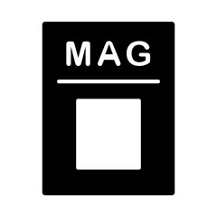 Magazine icon template