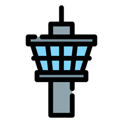 air traffic controller icon  © mnauliady