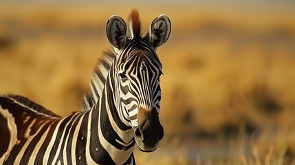 Naklejka premium Zebra Behavior Studies: Research on social and feeding behaviors of zebras.
