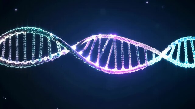 Helix Harmony: DNA Particle Animation