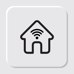 Wi-fi zone icon Connection symbol Vector