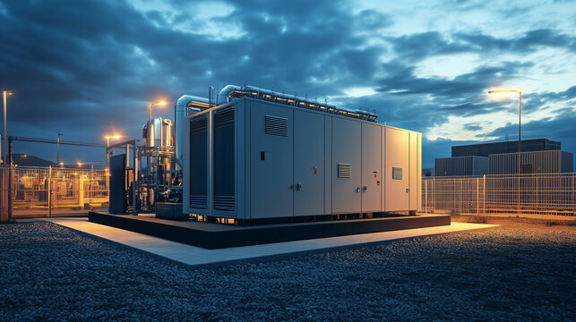 modern big diesel generator for power backup, industry 