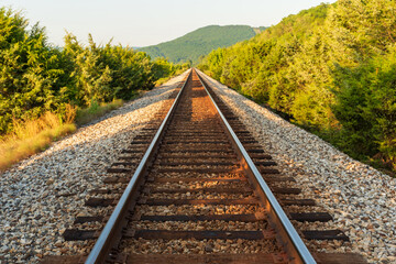 railway in the countryside