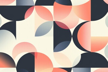 Minimalist geometric pattern with clean lines and soft gradients