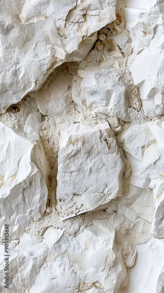 Poster textured white stone forms a repeatable pattern perfect for design use