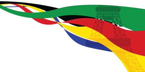 olympic games abstract background