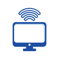 Wi-fi zone icon Connection symbol Vector