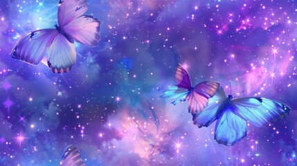 Magical Butterflies in Cosmic Space