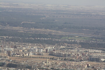 A view of the city of Agadir from the top of the mountain on July 29 2024.