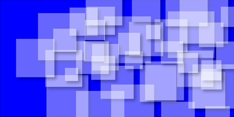 Abstract white and blue geometric minimal square line background. Motion vector Illustration with white square decoration.  technology network Vector illustration and layer elements texture pattern.