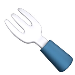 Fork 3D Illustration for uiux, web, app, presentation, etc