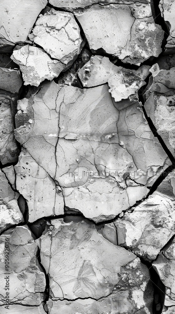 Poster intricate stone surface features cracks and textures ideal for design projects