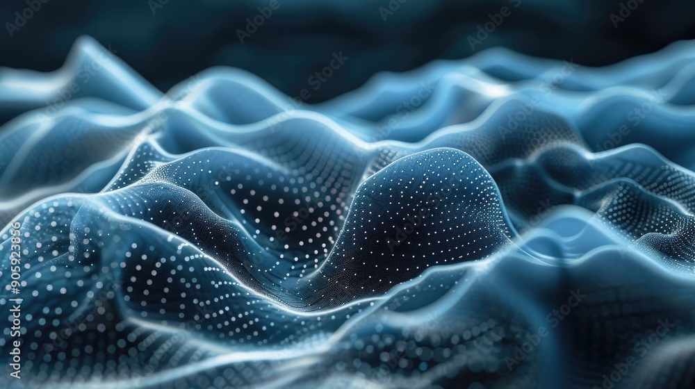 Aufkleber captivating harmonic sound waves with mesmerizing rhythmic textures creating a visually stunning and