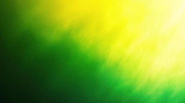 Emerald Sunburst: A vibrant abstract background with a radiant yellow sun shining through a hazy emerald green, perfect for evoking feelings of nature, tranquility, and fresh starts.