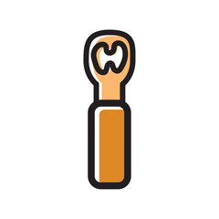 bottle opener icon Flat design Vector