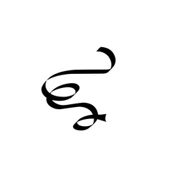 curly divider ornament