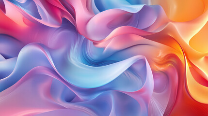 Obraz premium relaxing 3d abstract background, wallpaper 