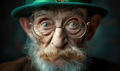 Creepy Realistic Leprechaun in Green St. Patrick’s Day Attire