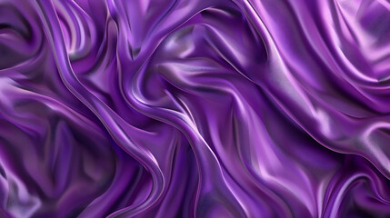 Obraz premium Purple silk background realistic top view 