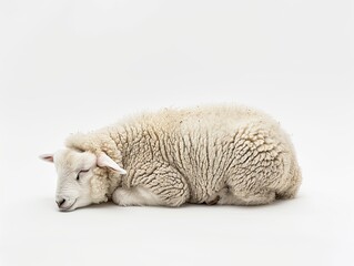 Obraz premium sheep isolated on white background