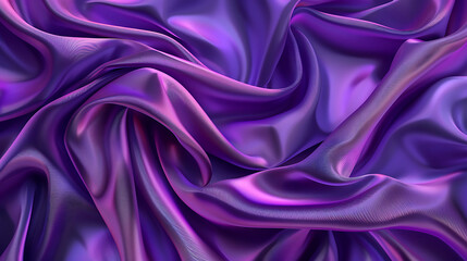 Obraz premium Violet silk background realistic top view 