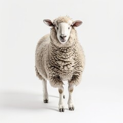 Obraz premium sheep isolated on white background