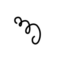 curly line text divider