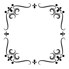 Square Vintage Frame Border Set