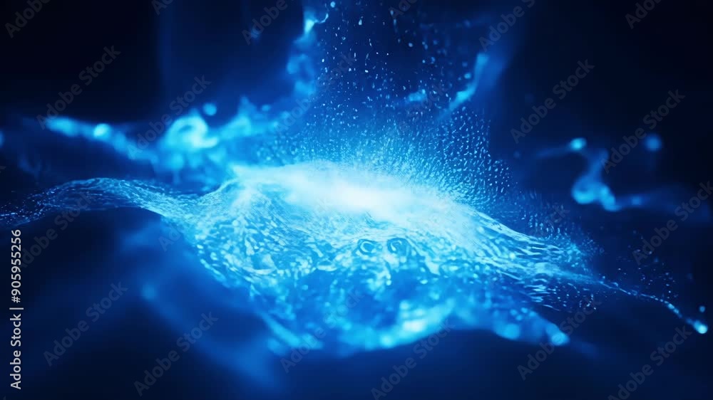 Poster a single spark ignites a chain reaction as an otherworldly glow spreads and transforms everything it