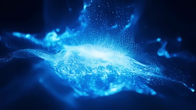 A single spark ignites a chain reaction as an otherworldly glow spreads and transforms everything it touches.