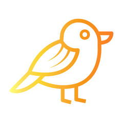 robin bird Line Gradient Icon