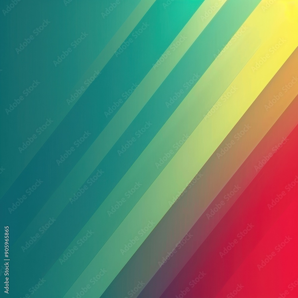 Poster a vibrant abstract background featuring dynamic diagonal lines in a spectrum of colors, perfect for 