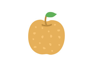 梨のアイコンのイラスト