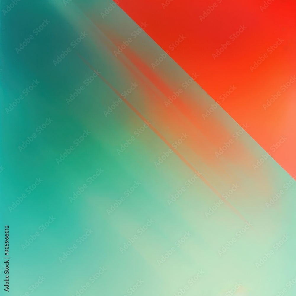Poster a vibrant abstract background featuring smooth gradients of teal and red, perfect for modern design 