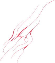 smoke on white background