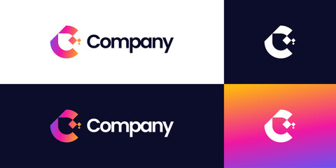 Logo Letter C, logo company business