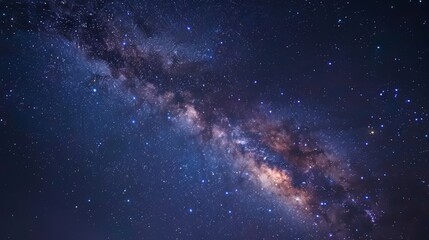 Milky Way galaxy stretching across a clear night sky