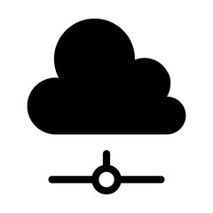 Cloud computing icon vector illustration graphic design