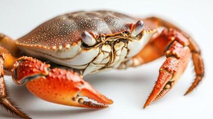 blue crab with white background