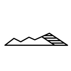 Mountain Lines Icon set
