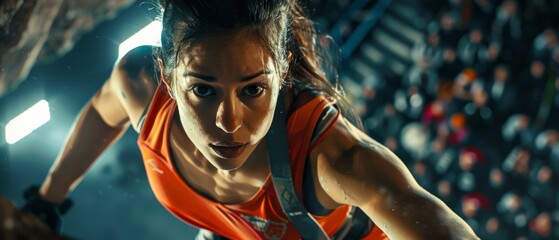 Tension and Anticipation: An Italian Woman Athlete in Sport Climbing