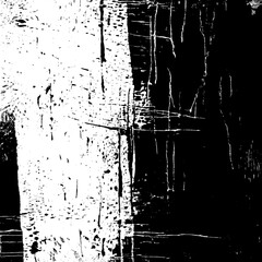 Chic Black and White Grunge Design - Grainy Distress Texture for Contemporary Prints