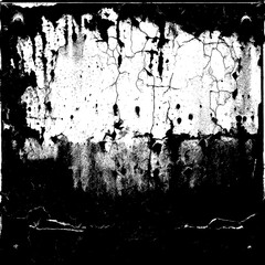 Old Rusty Wall Texture in black and whitr