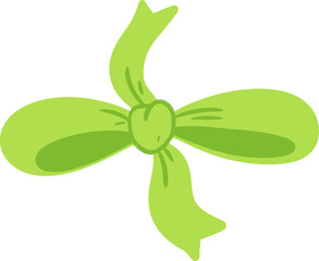 Hand Draw Vector of Coquette Ribbon Illustration