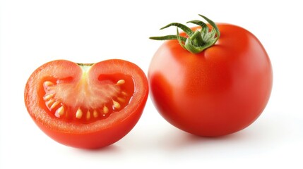 Romain Lettuce isolated on white