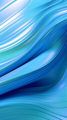 Fototapeta premium Digital blue and silver metal curve abstract graphic poster background