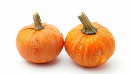 Obraz premium Whole mini pumpkin isolated on white